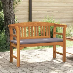 Klupa s ružama Prirodna 114 x 46 x 82,5 cm Čvrsto drvo akacije