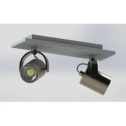 Eglo 95742 - LED spot svetiljka PRACETA 2xGU10-LED/3,3W/230V
