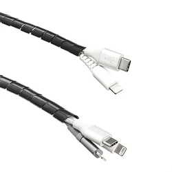 Amazon Basics Kabelski kanal - 10m, črn