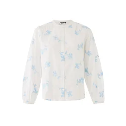 MEXX Bluza pastelno modra/bela