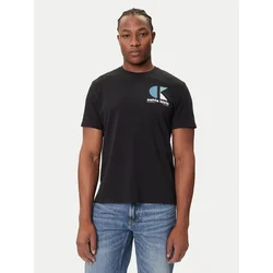 Calvin Klein Jeans Majica safir/meta/črna/bela