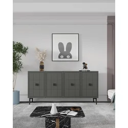 Hanah Home Komoda, 120x75x32cm, Antracit