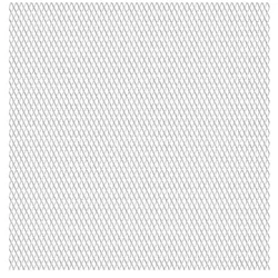 Vrtna mrežasta ograda od nehrđajućeg čelika 100x85 cm 45x20x4 mm