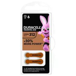 DURACELL Duracell Hearing Aid 312 1,45V baterija za slusni aparat PAK6