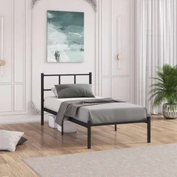 Hanah Home Ram za krevet Cemre, 100x200 cm,Crni