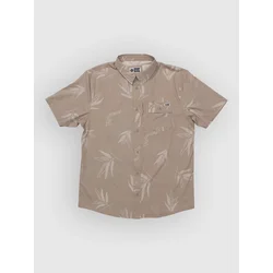 Salty Crew Flagship Uv Button Up Shirt dark khaki