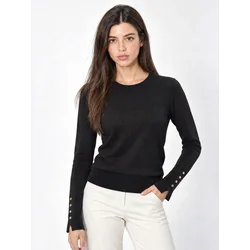 Hiccup Pulover Pullover črna