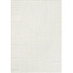 Kremno bela preproga 120x170 cm Labyrinth – ESTE