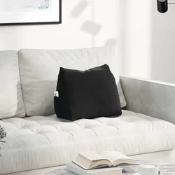 Jastuk za leđa Crna 45 x 20 x 35 cm Kordura tekstil
