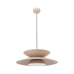 MAXLIGHT P0698 - LED viseći luster na sajli MAYUMI LED/12W/230V prečnik 50 cm CRI 96 bež