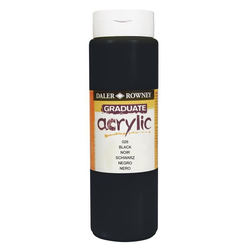 Rayher. Akrilna barva Graduate 500 ml Black