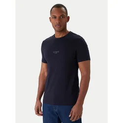 Guess Majica M2YI72 I3Z14 Mornarsko modra Slim Fit