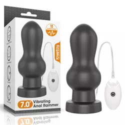 LoveToy King Sized Vibrating Anal Rammer 7 Black