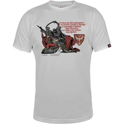 011Shop Muška majica kratkih rukava Miloš Obilić, Bela