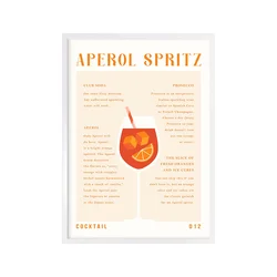 Stenska dekoracija home & lifestyle Aperol Spritz Recipy