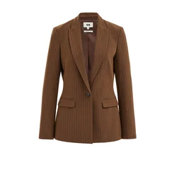 WE Fashion Blazer rjava / temno rjava