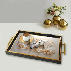 Aberto Design Poslužavnik TPA9804 50 x 29 x 3.5 cm, Šareni