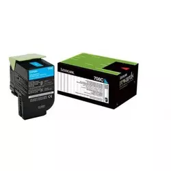 LEXMARK toner 70C80C0 cyan
