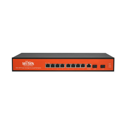 Wi-Tek WI-PMS310GF-UPS+ 8GE+2SFP ports 24V-48V Mixed L2 managed UPS No-Break PoE Switch with 8-Port PoE ( 1979 )