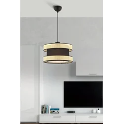 Opviq Luster Halo Hazeran, 40x40cm, Antracit-crni