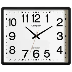 Compas Zidni sat 3443A, 52cm, Crni