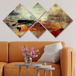 Wallity Slika 4MDF79208944, 60x115 cm, 4 dela