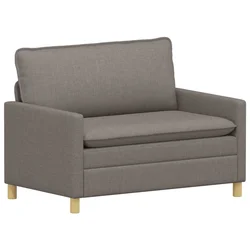 Vidaxl Kavč Taupe 126 x 81 x 87,5 cm Blago