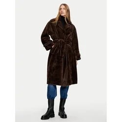 Dixie Prehodni plašč K330K003A Rjava Regular Fit