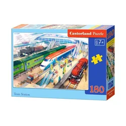 CASTORLAND Puzzle 180 kosov - Železniška postaja