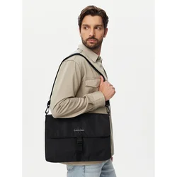 Torbica za okrog pasu Calvin Klein Bold Laptop Sleeve W/ Strap (Nyl LV04D1222G Črna