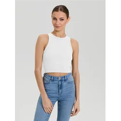 Sinsay - Crop top - belo