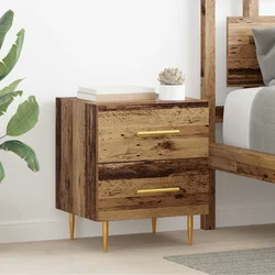 vidaXL Nočna omarica Star les 40 x 35 x 47,5 cm Konstruiran les