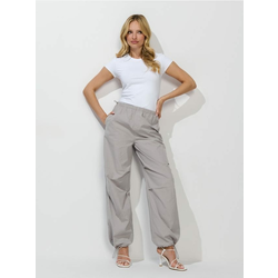 Sinsay - Parachute pantalone - svetlo siva
