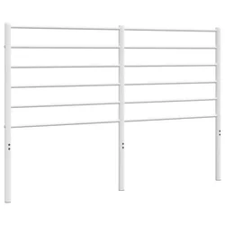 Vidaxl Kovinsko nadomestno vzglavje belo 150 cm