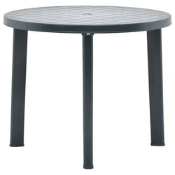 Vidaxl Vrtna miza zelena 89 cm plastika