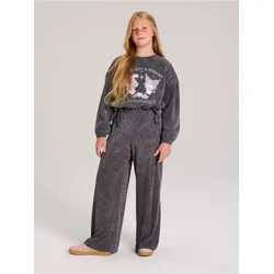 Sinsay - Komplet gornjeg dela trenerke i pantalona Hello Kitty - antracit