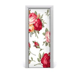 tulup.si Tapete na vratih Wild rose 85x205 cm