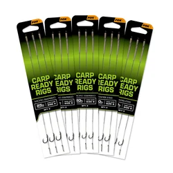 Carp Ready Rigs x 3 - Wide Gape size 8 (20lb) (CCR194)