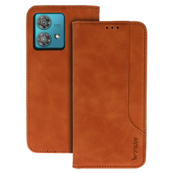 WONDER PRIME PREMIUM PREKLOPNA MASKA ZA MOTOROLA EDGE 40 NEO BROWN