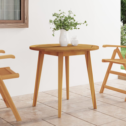 Vrtni stol O85x75 cm od masivnog bagremovog drva