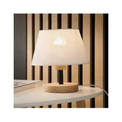 Brilagi - LED stona lampa ANTHONY 1xE14/40W/230V hrast/bela