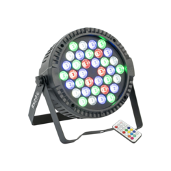 IBIZA LIGHT THINPAR36X1-RGBW Extra Flat PAR Projectror – 36 x 1 RGBW LED - rasvetno telo