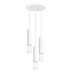Sollux SL.1689 - Luster na sajli LAMI 3xGU10/10W/230V bela