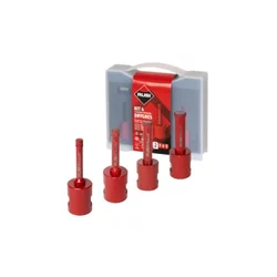 Rubi set premium burgija za keramiku za suvo bušenje 6, 8, 10, 12 mm sa adapterom za bušilice, M14 ( RUBI 51939 )
