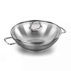 KORKMAZ wok s poklopcem PERLA 28 cm