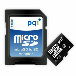 PQI memorijska kartica MICRO SDHC 32GB CLASS 10 UHS-1 + adapter