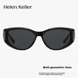 Helen Keller Unisex naočare za sunce, Crno-sive