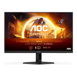 AOC gaming monitor 27G4XE 27/IPS/1920x1080/180Hz/1ms GtG/HDMIx2,DP/Gsync/VESA/zvučnici/crna