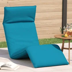 Sklopiva ležaljka za sunčanje svijetloplava 175x54x8,5 cm Oxford tkanina