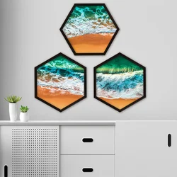 Wallity Uokvirena slika 6GEN1322005649, 35x35 cm, 3 dijela